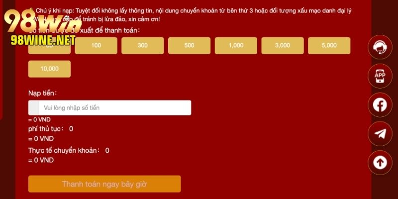 Lý do người chơi cần thực hiện chuyển tiền trên nền tảng chính chủ